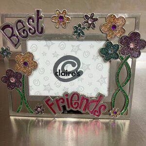 Best Friends flower petal picture frame by Claires.
